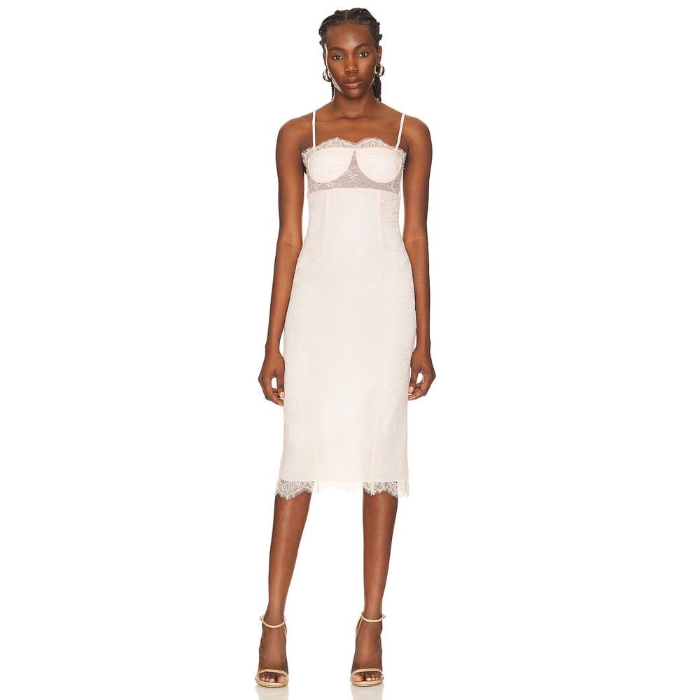 Revolve NBD New with tag Rosa Midi dress blush pink size large
